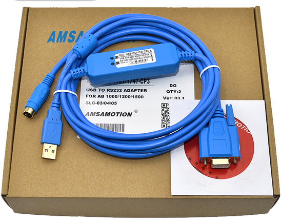 Cáp lập trình USB-1761-1747-CP3 For Rockwell PLC AB 1000/1200/1500 SLC -03/04/05