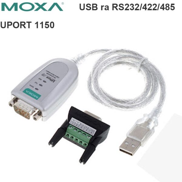 Cáp chuyển đổi USB to RS232/RS422/RS485 Moxa UPort 1150