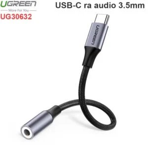 Cáp USB type - C ra audio 3.5mm tai nghe Ugreen 30632
