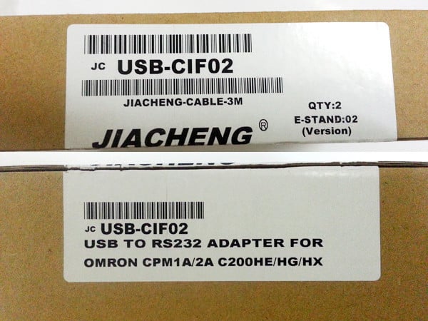 Cáp lập trình Omron PLC USB -CIF02 USB to RS232 Adapter for Omron CPM 1A/2A C200 HE/HG/HX