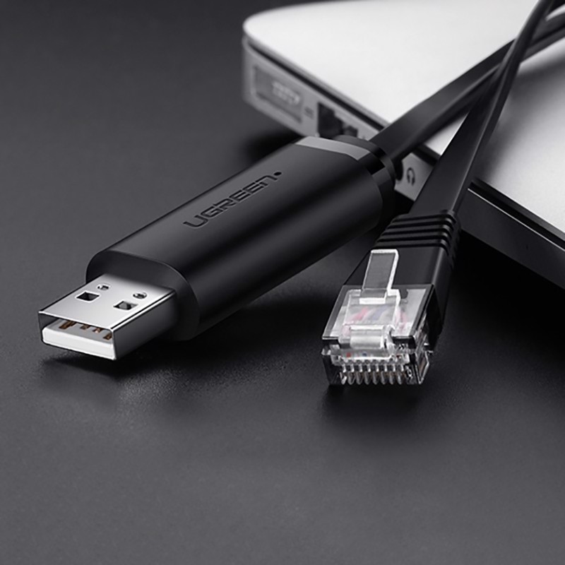 Cáp USB sang R45 - Cáp USB console điều khiển wifi Cisco Tenda TP-Link 1.5 mét Ugreen 50773