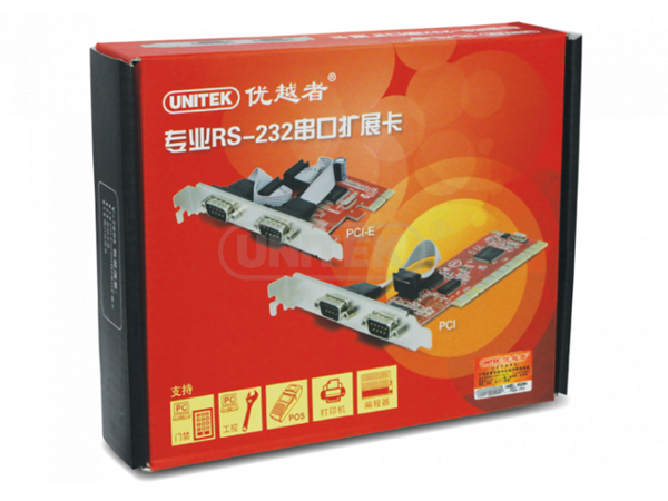 Card PCI to 2 RS232 Unitek Y-7503 chính hãng - Phụ kiện điện tử Việt Nam