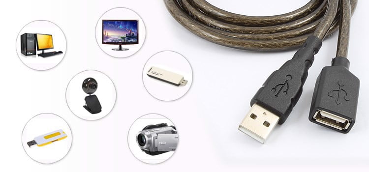 Cáp nối dài USB 2.0 AM-AF 1 đầu đực 1 đầu cái UNITEK 1.8M 3M 5M 10M