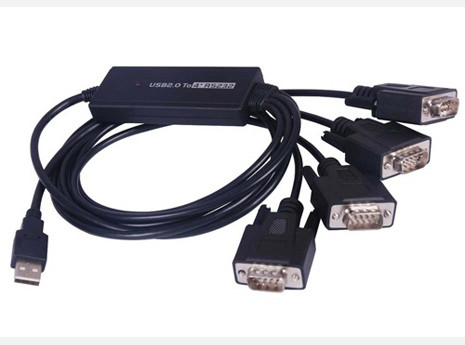 Cáp USB to 4 RS232 (USB to 4 com) Z-TEK ZE552A 1.8 mét