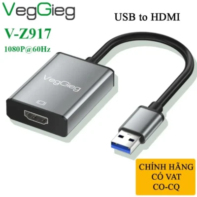 Cáp Chuyển Usb Sang Hdmi 1080P Chính Hãng Veggieg V-Z917