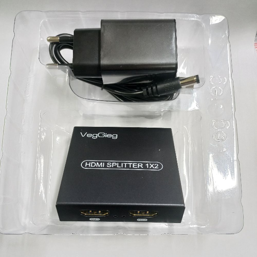 Bộ Chia HDMI 1 ra 2 Veggieg V-HD06 Hỗ Trợ 4K30Hz, Giá Rẻ - Phụ Kiện Điện Tử Việt Nam