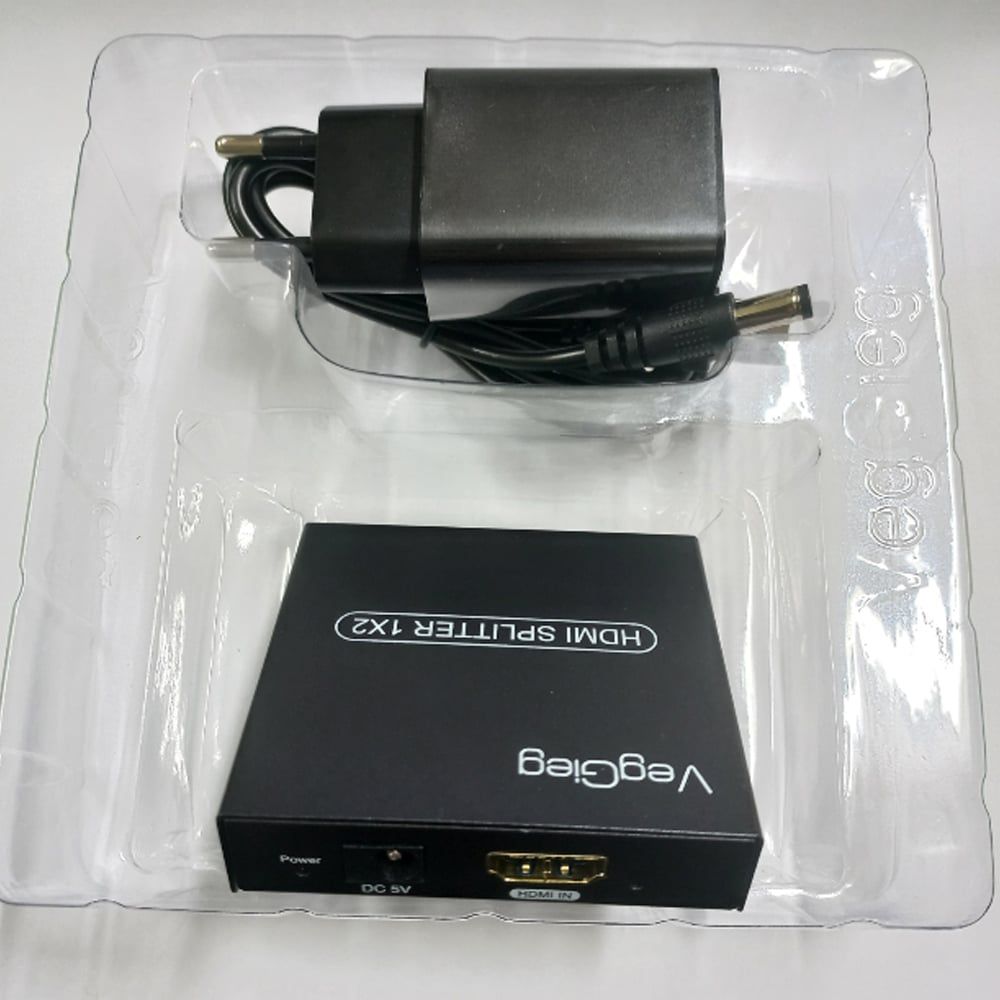 Bộ Chia HDMI 1 ra 2 Veggieg V-HD06 Hỗ Trợ 4K30Hz, Giá Rẻ - Phụ Kiện Điện Tử Việt Nam