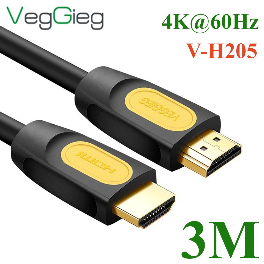 Cáp HDMI 2.0 VEGGIEG chuẩn 4K@60Hz dài từ 1.5M đến 30M - hàng chính hãng