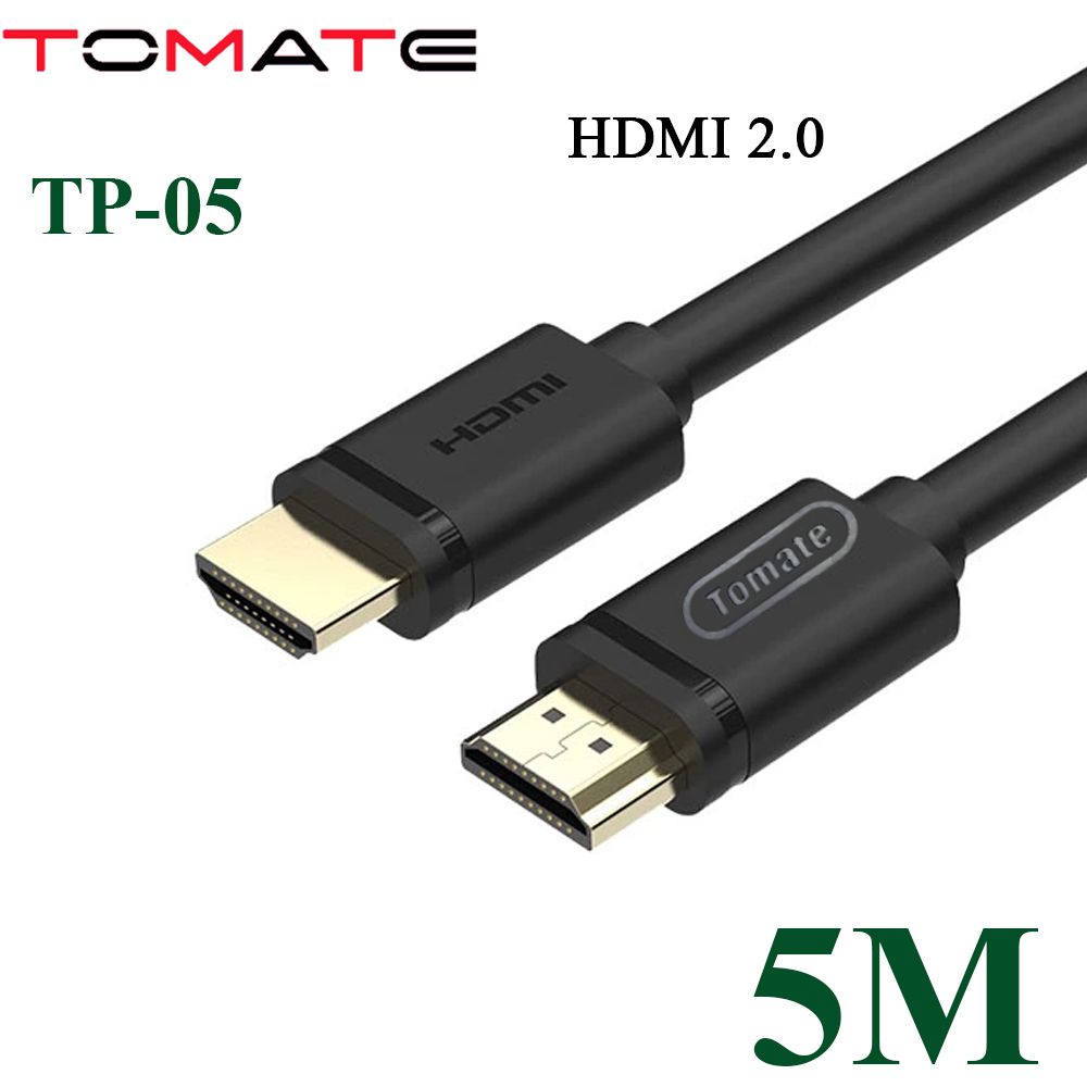 Cáp HDMI 2.0 TOMATE chuẩn 4K@60Hz dài 5m