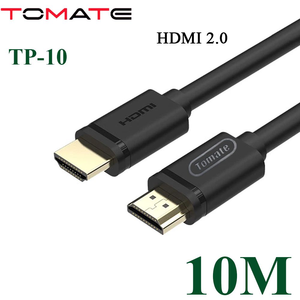 Cáp HDMI 2.0 TOMATE chuẩn 4K@60Hz dài 10m