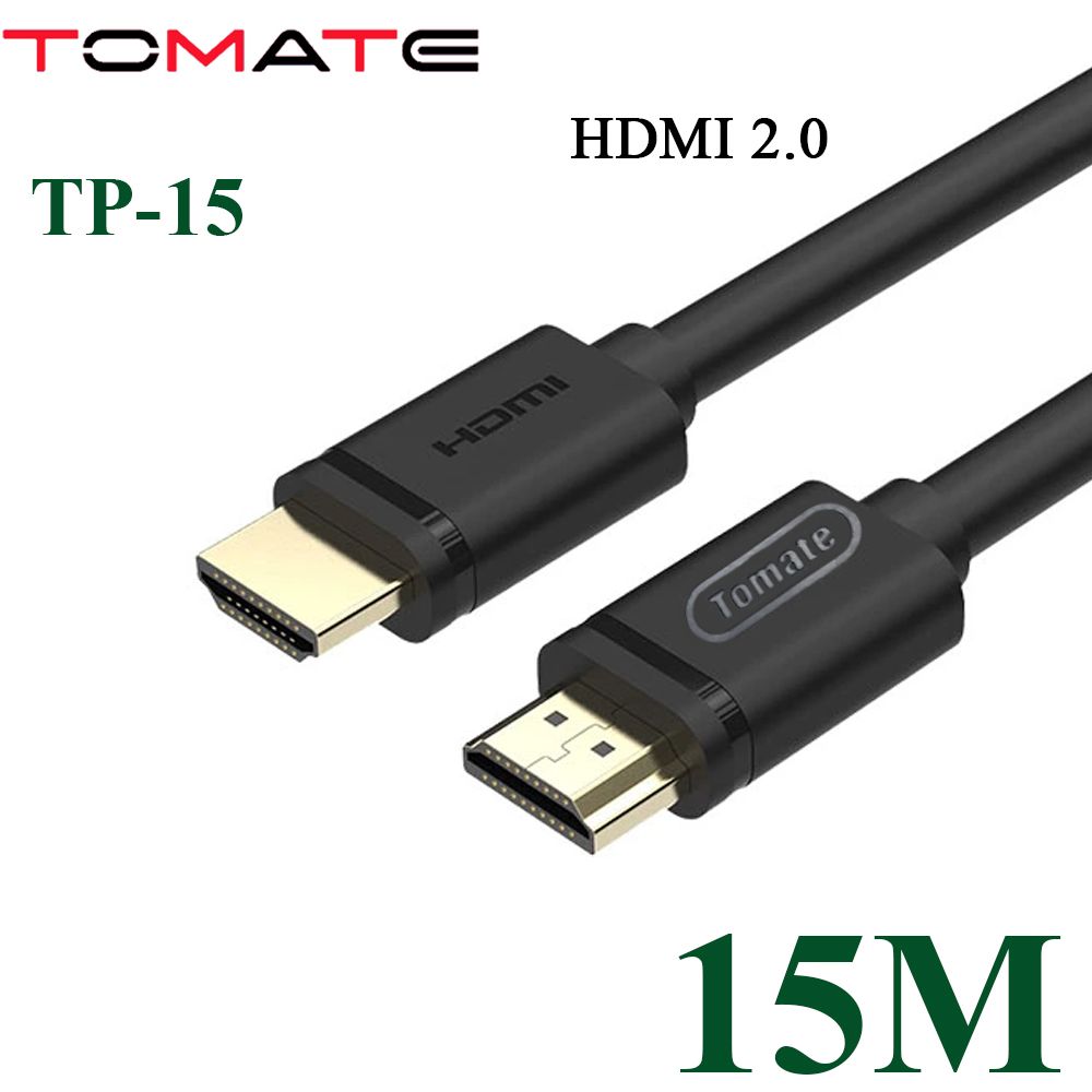 Cáp HDMI 2.0 TOMATE chuẩn 4K@60Hz dài 15m