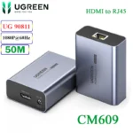 Bộ Kéo Dài Hdmi Qua Cáp Mạng Rj45 50M Full Hd Chính Hãng Ugreen 90811 Cm609