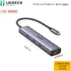 Bộ chia USB TYPEC ra 3 cổng USB 3.0 + RJ45 gigabit Ugreen 60600