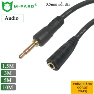 Dây nối dài audio 3.5mm chính hãng M-PARD 1.5M đến 10M