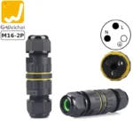 Cút nối dây điện chống nước IP68 chính hãng E-Weichat EW-M16 - 2 chân