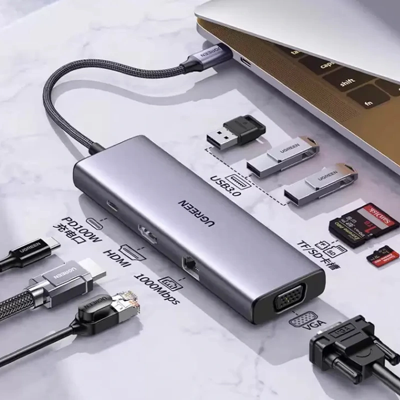 Hub chuyển đa năng USB-C 9 trong 1