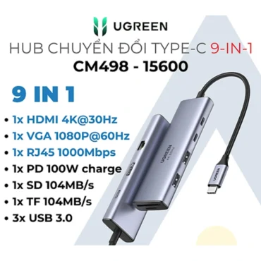 Hun chuyển đa năng USB-C 9 trong 1