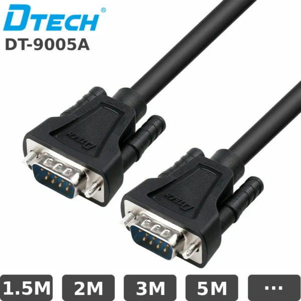 Cáp tín hiệu DB9 RS232 Dtech DT-9005A