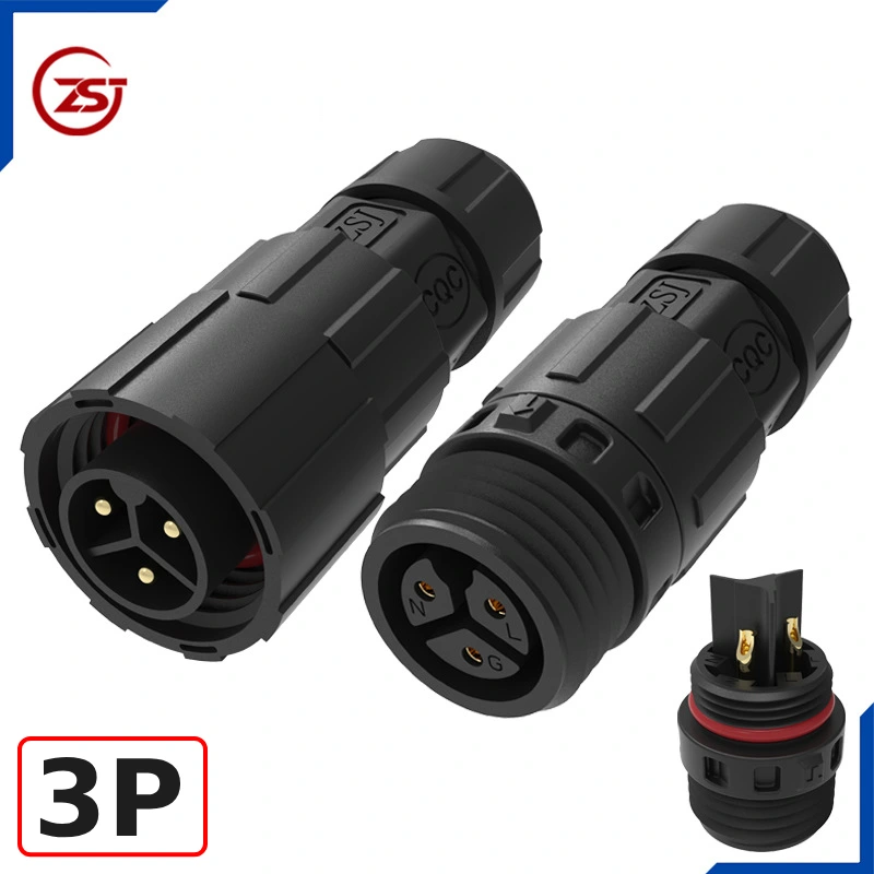 Đầu nối điện chống nước IP68 ZSJ-M16-MFS-3P