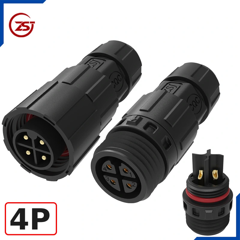 Đầu nối điện chống nước IP68 ZSJ-M16-MFS-4P