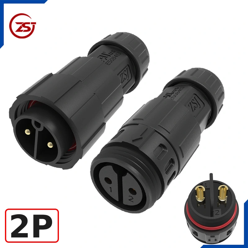 Đầu nối điện chống nước IP68 ZSJ-M19-MFS-2P