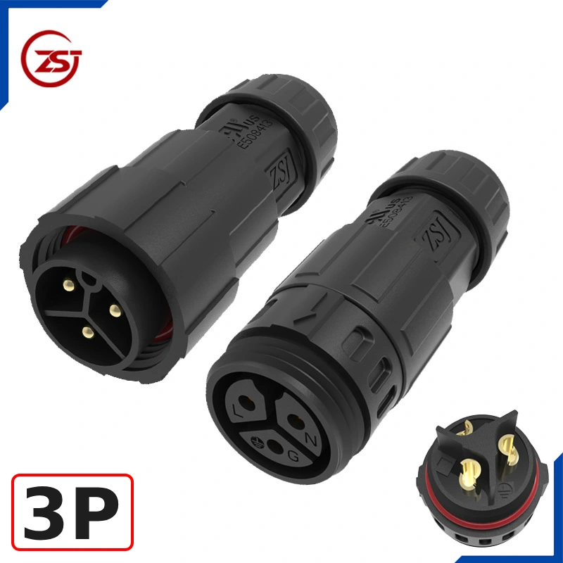Đầu nối điện chống nước IP68 ZSJ-M19-MFS-3P