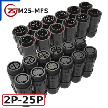 Đầu nối dây điện, dây điều khiển chống nước IP68 ZSJ M25-MFS loại chân hàn - Phụ Kiện Điện Tử. Vn