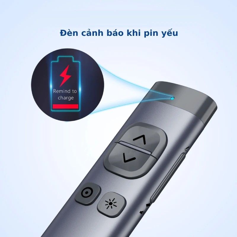 Bút trình chiếu Bluetooth Laser kỹ thuật số cho màn hình LED Norwii N97S-R laser màu đỏ (Sao chép) - Phụ Kiện Điện Tử Việt Nam