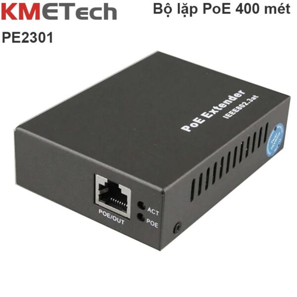 Bộ khuếch đại tín hiệu POE 400M KMETech PE2301BG