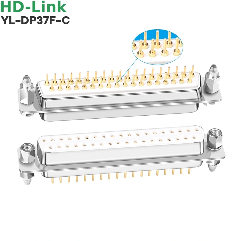 Đầu hàn bo mạch PCB DB37 37 chân cái đặc mạ vàng HD-Link YL-DR37F-C